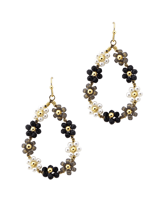 Flower Teardrop Earring