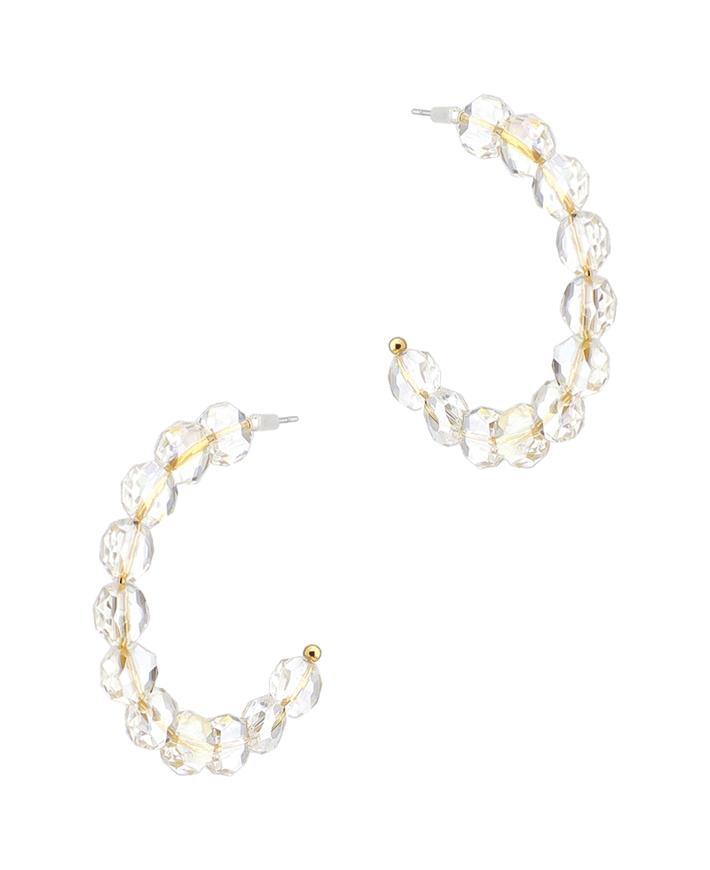 Acrylic Hoop Earring