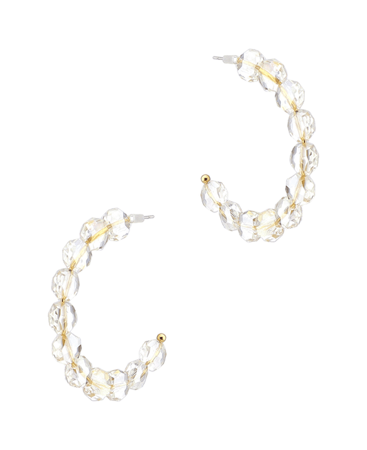 Acrylic Hoop Earring