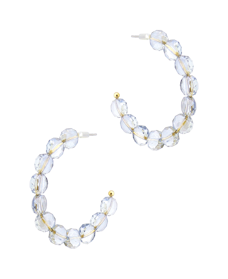 Acrylic Hoop Earring