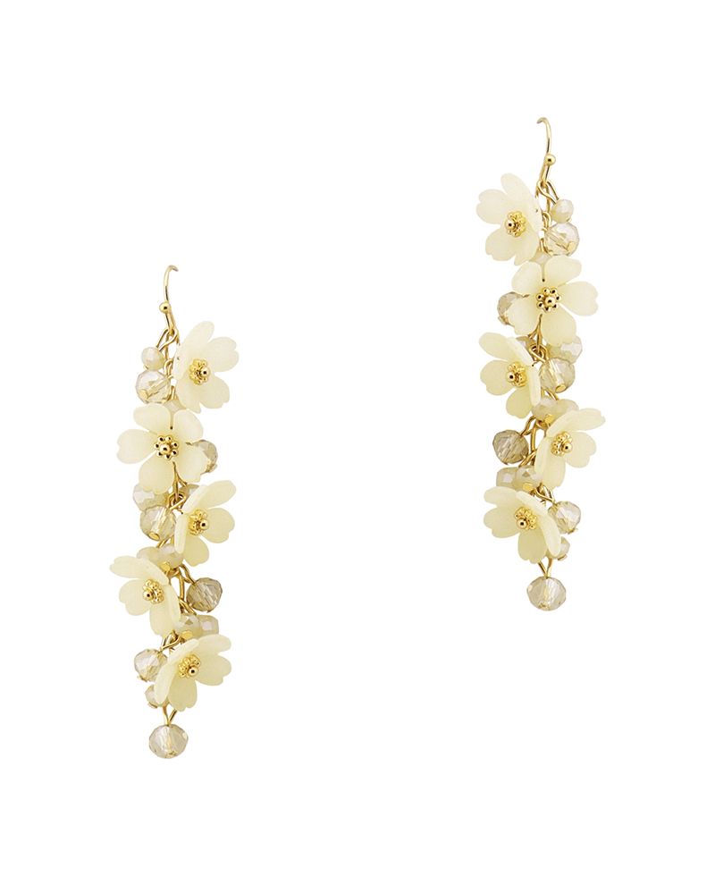 Flower Drop Earring