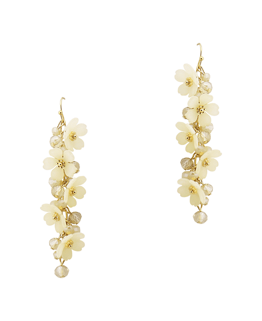 Flower Drop Earring