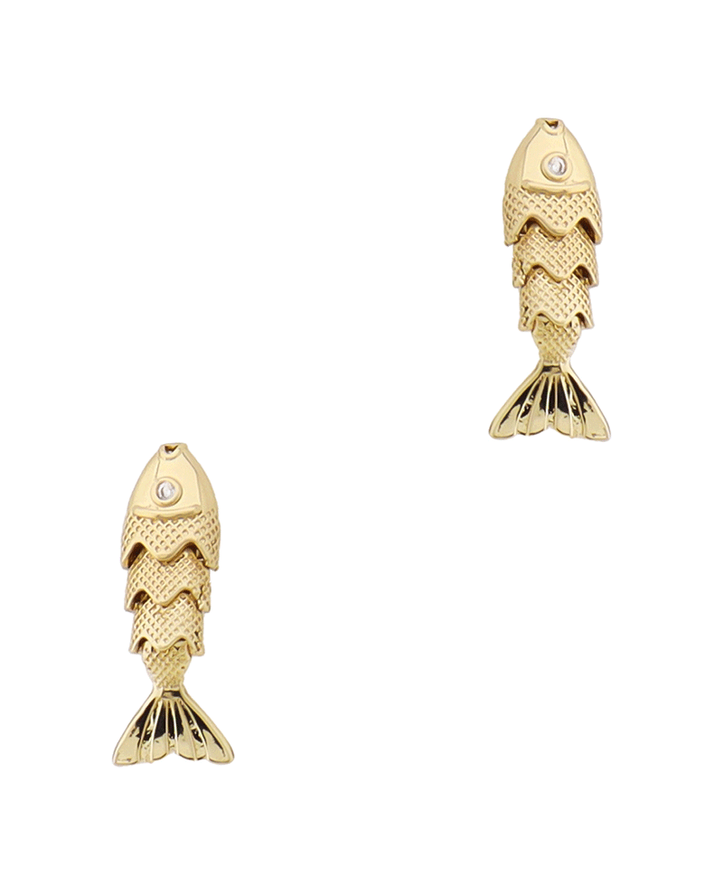 Fish Shape Metal Earring