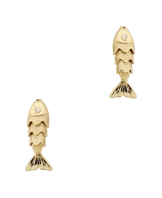 Fish Shape Metal Earring