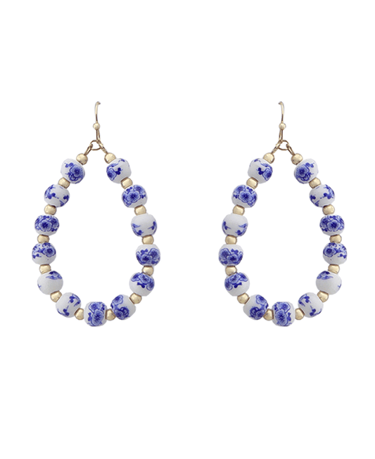Teardrop Ceramic Earring