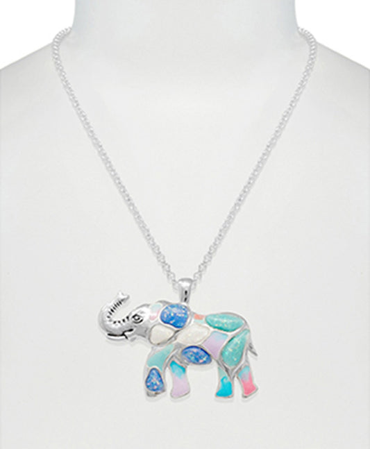 Elephant Opal w/ Epoxy Necklace