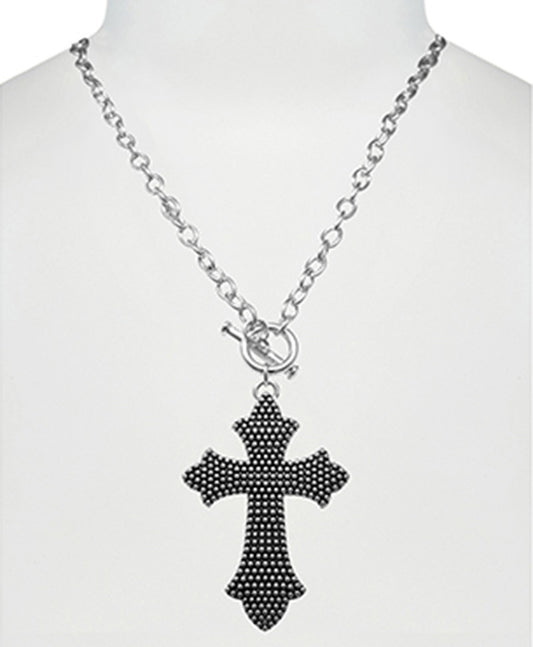 Lord's Prayer Cross Necklace