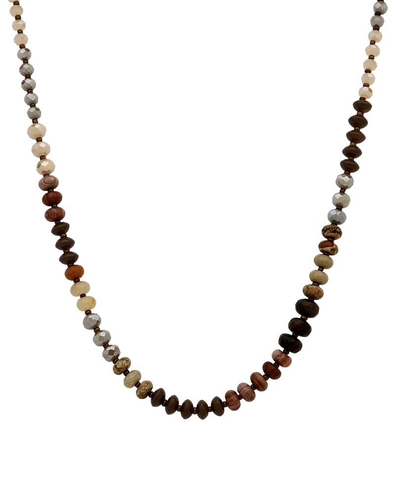 Multi Bead Short Necklace