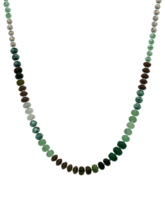 Multi Bead Short Necklace