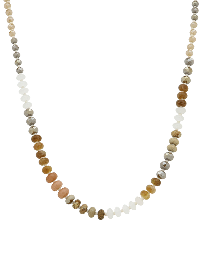 Multi Bead Short Necklace