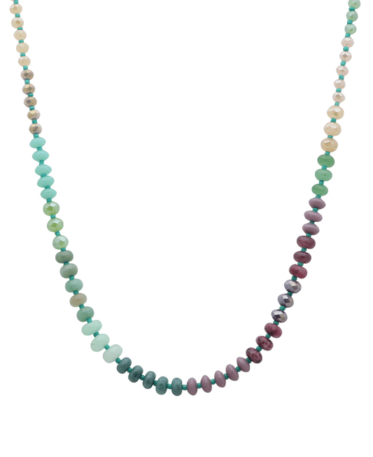 Multi Bead Short Necklace