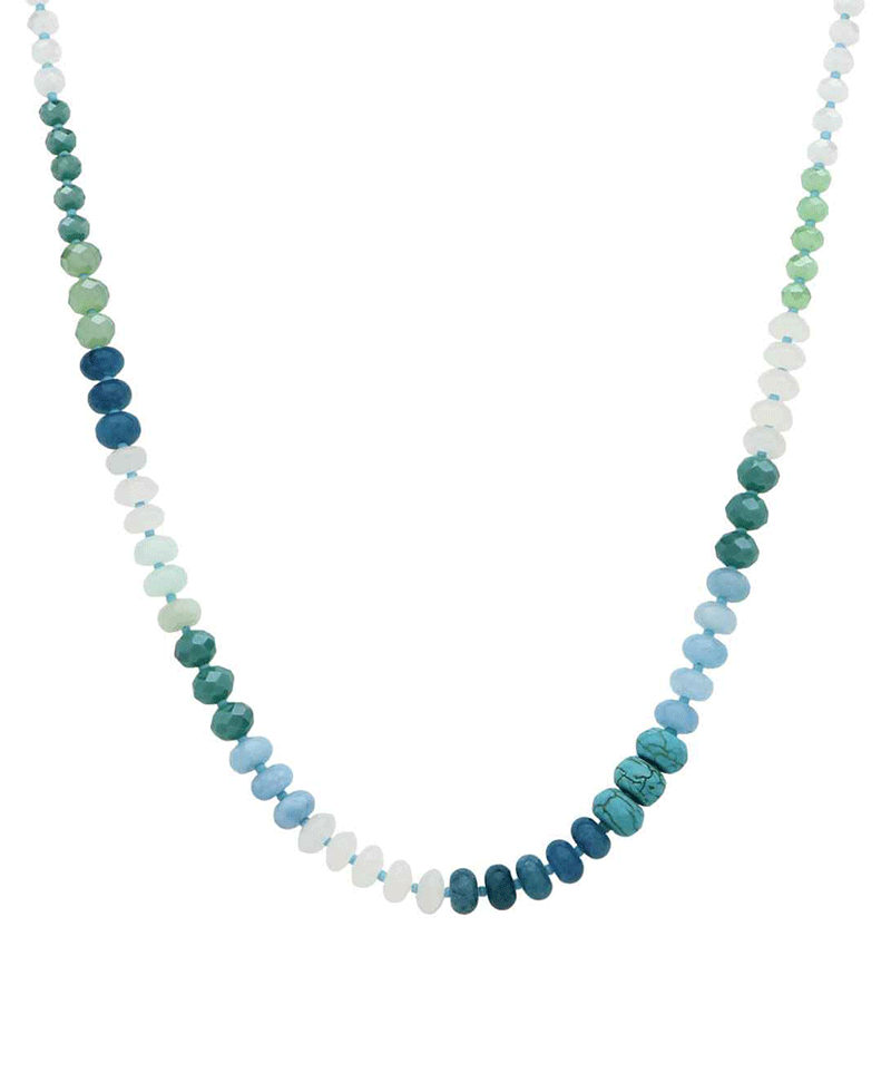 Multi Bead Short Necklace