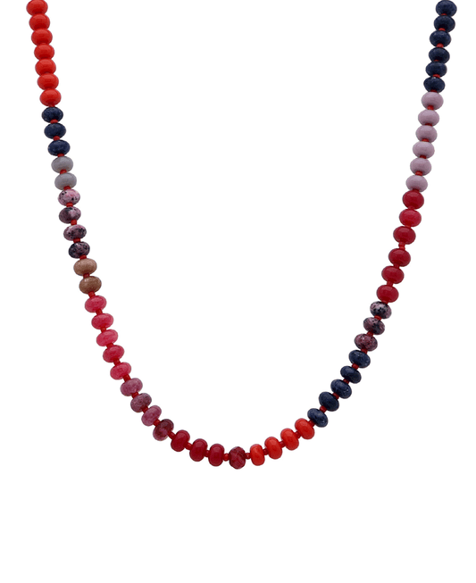 Multi Bead Short Necklace