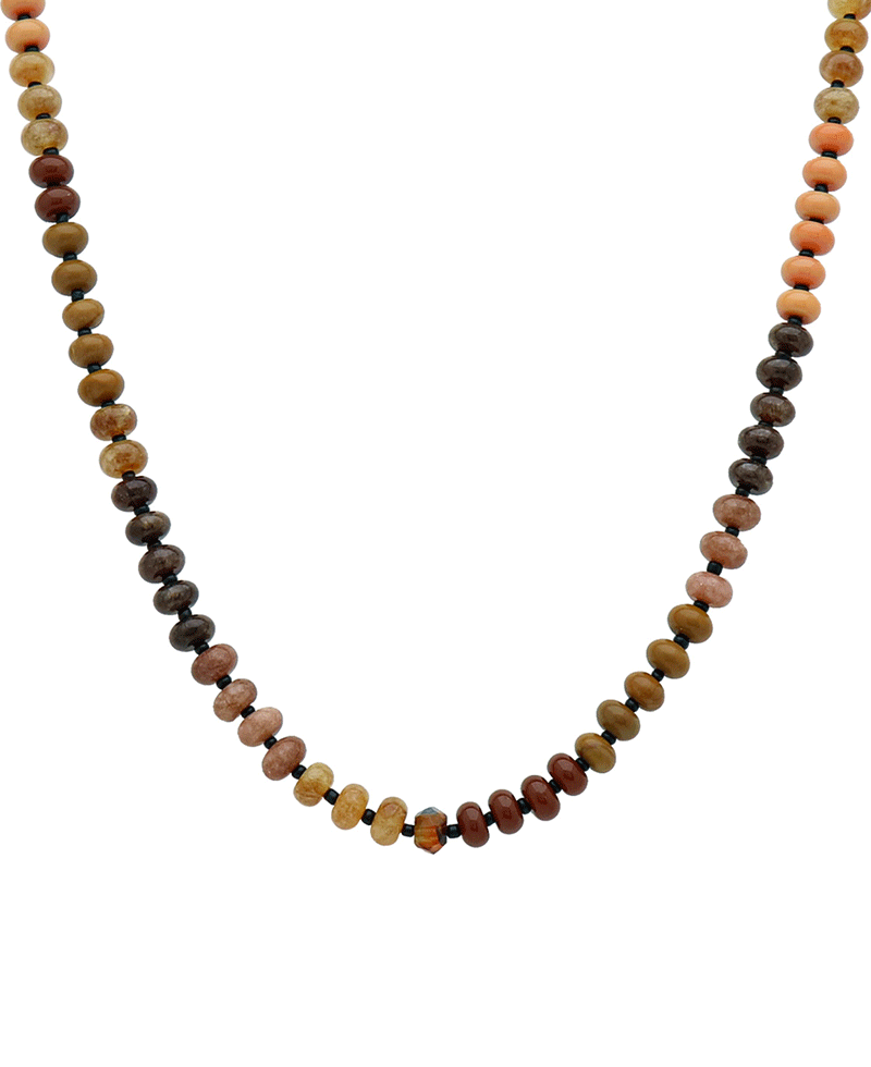 Multi Bead Short Necklace