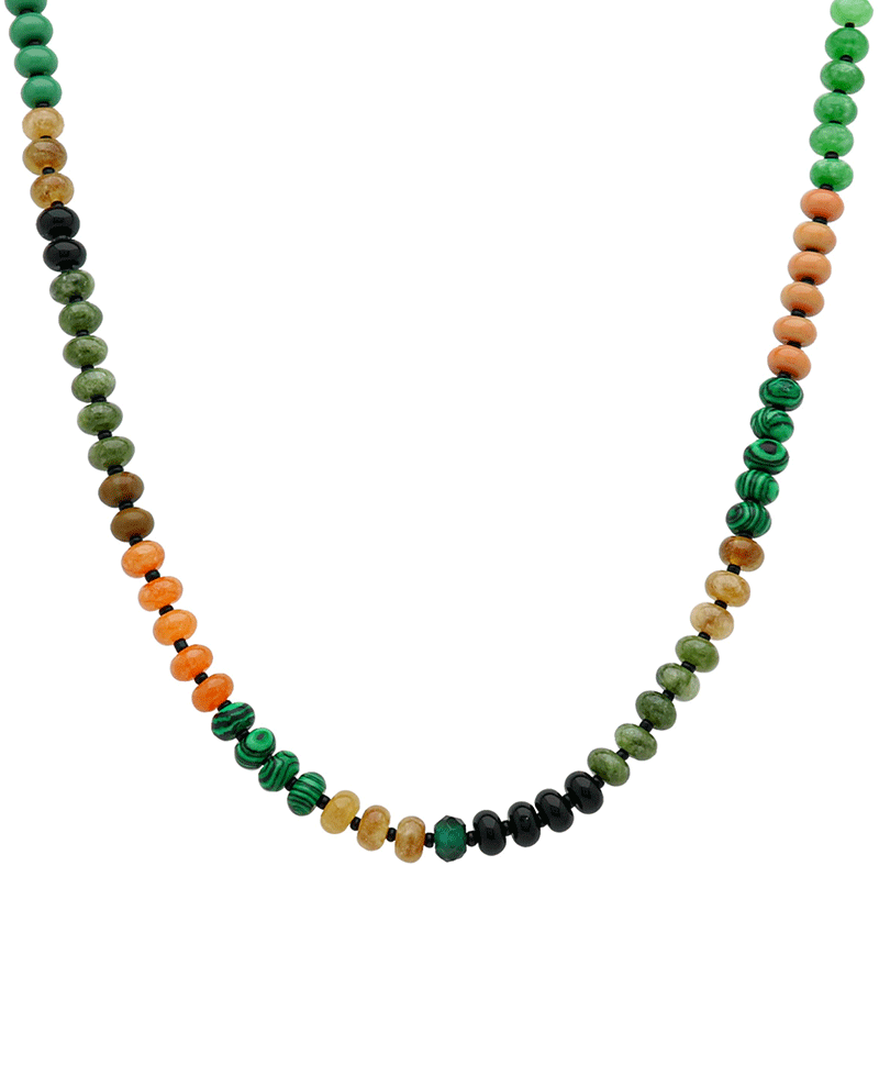 Multi Bead Short Necklace