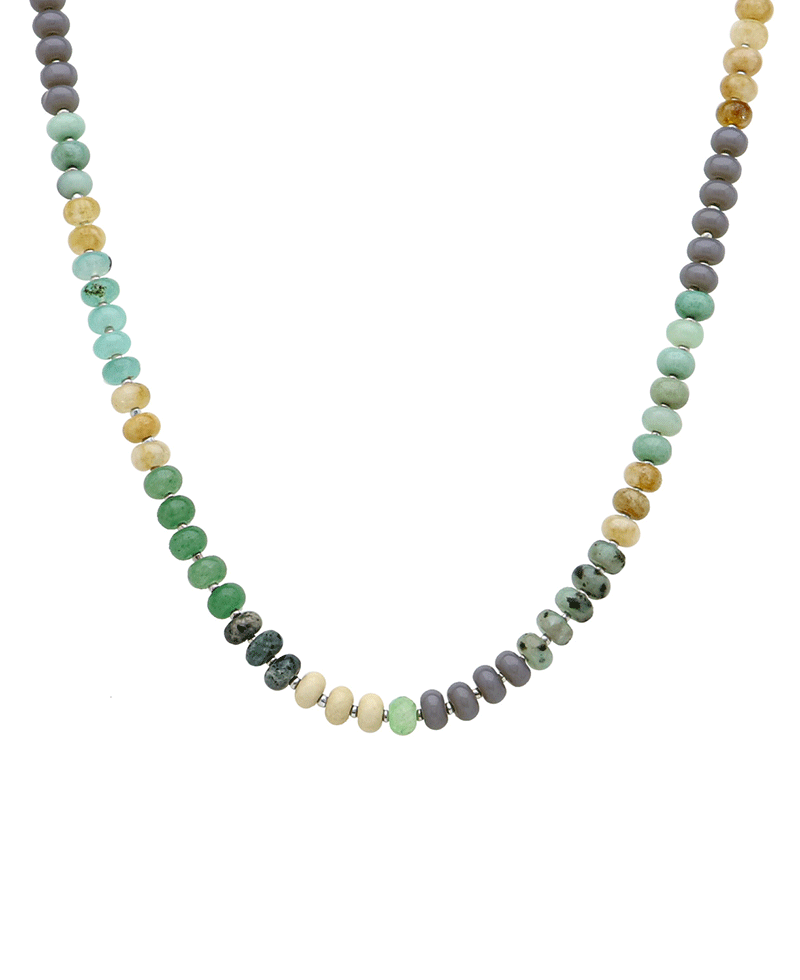 Multi Bead Short Necklace
