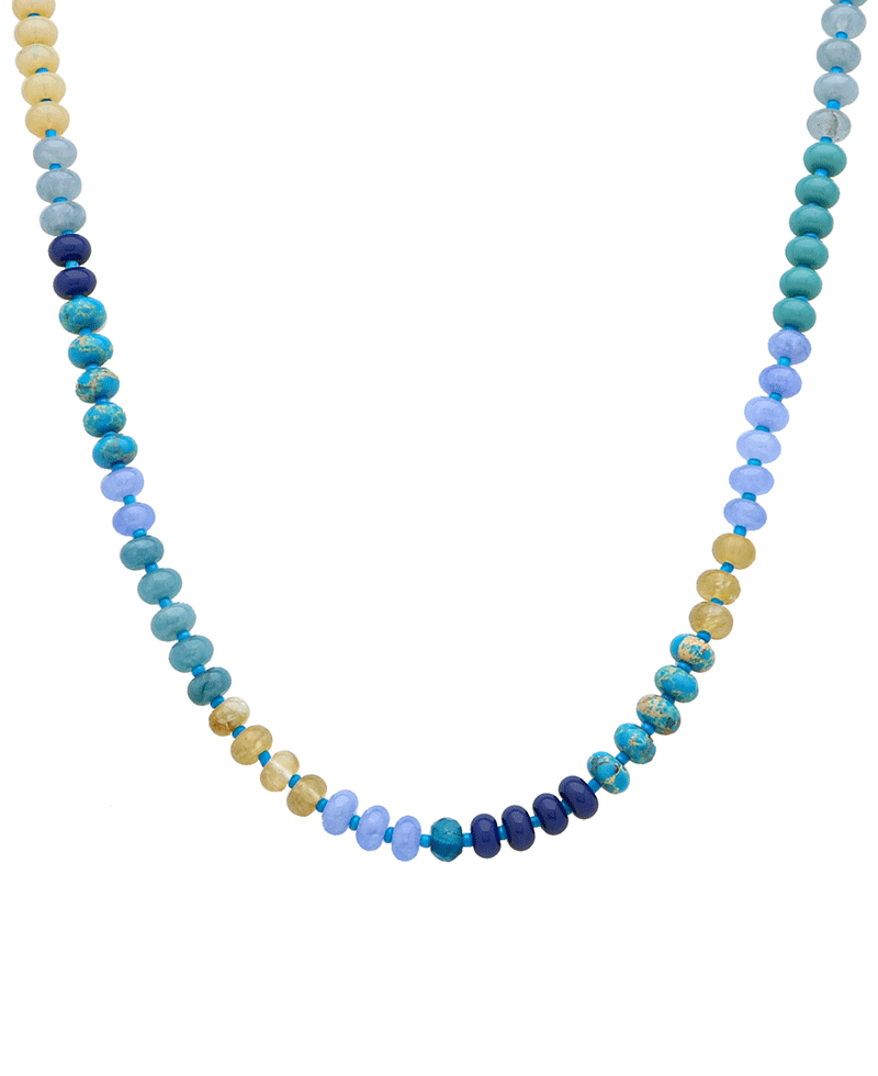 Multi Bead Short Necklace