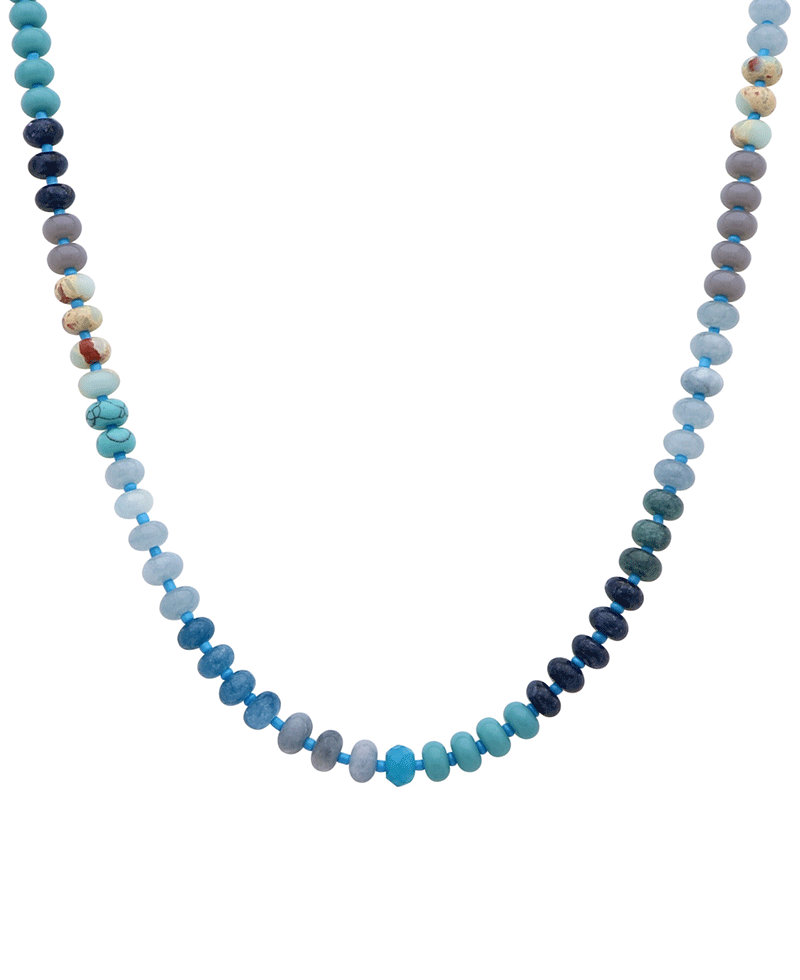 Multi Bead Short Necklace