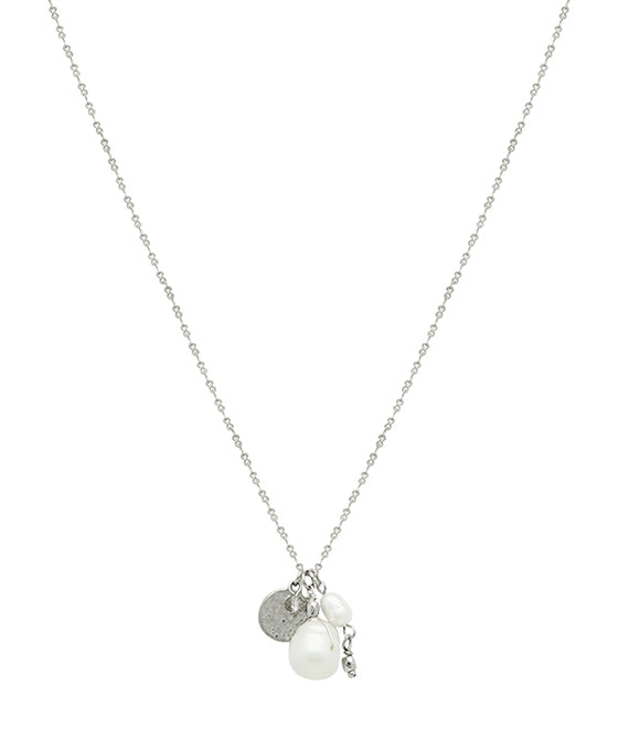 Fresh Water Pearl Charm Necklace