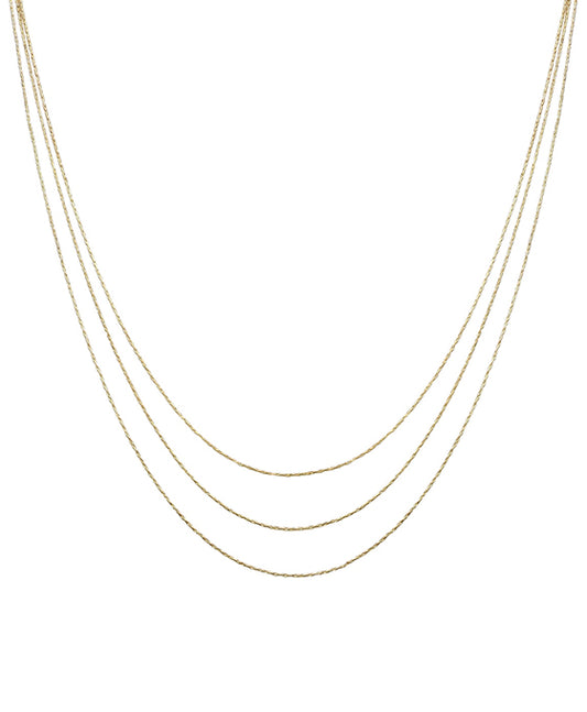 3 Row Chain Necklace