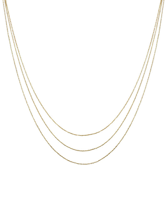 3 Row Chain Necklace