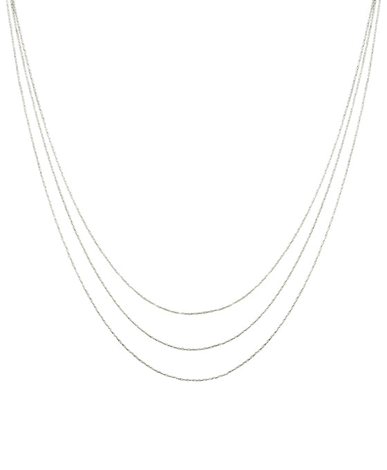 3 Row Chain Necklace