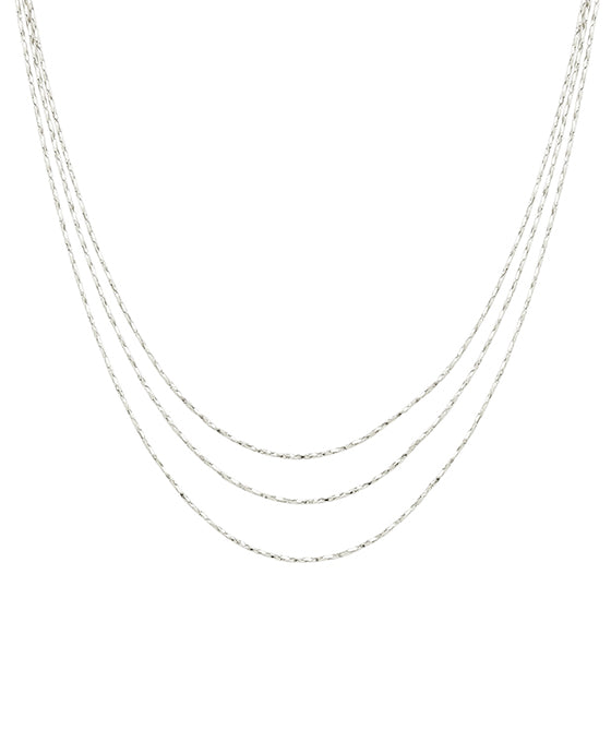 3 Row Chain Necklace