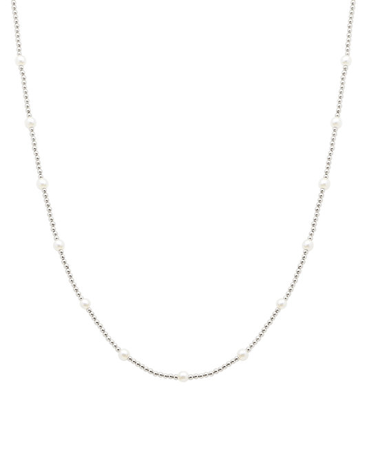 CCB Ball & Pearl Short Necklace