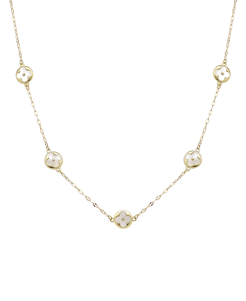 Clover Station Necklace