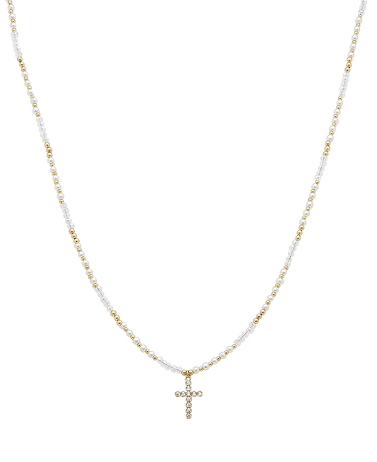 Cross Short Necklace
