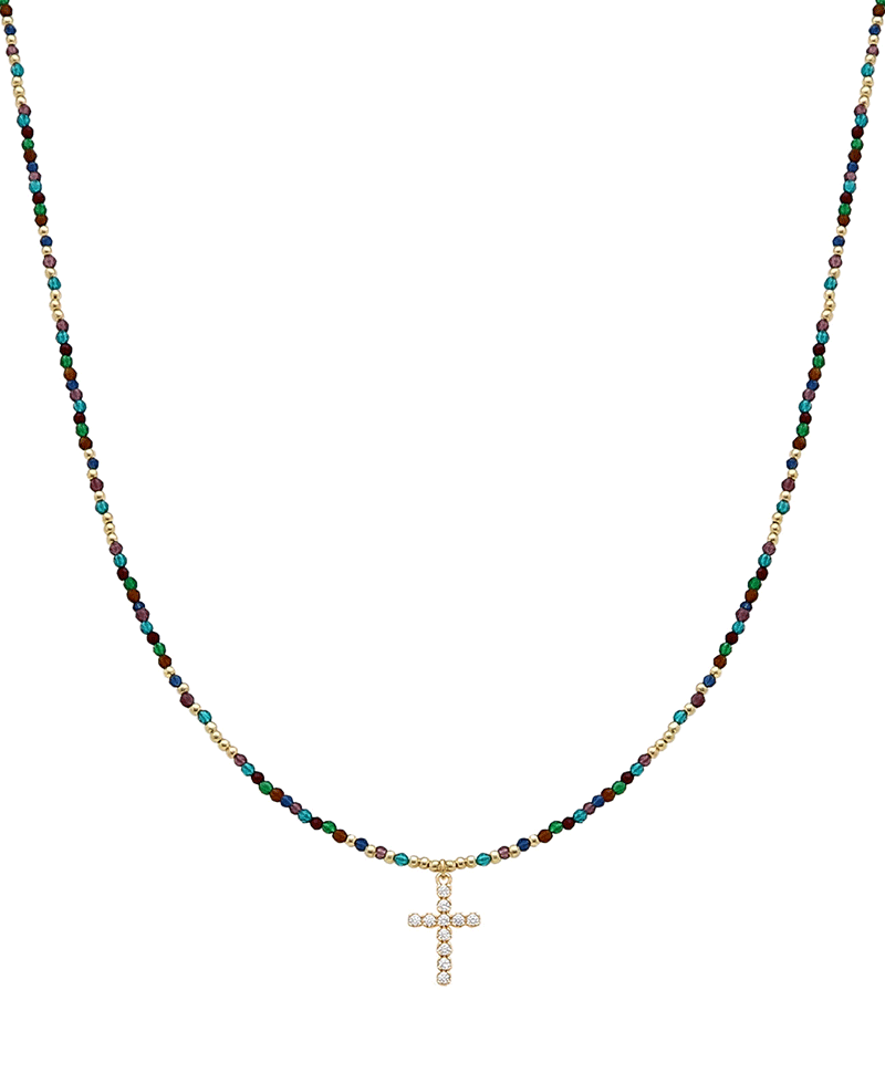 Cross Short Necklace