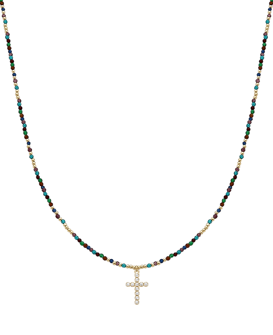 Cross Short Necklace