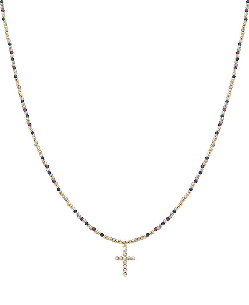 Cross Short Necklace