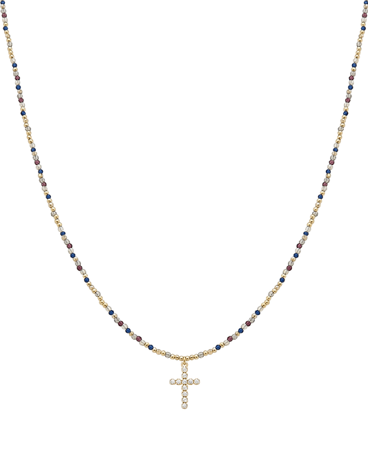 Cross Short Necklace