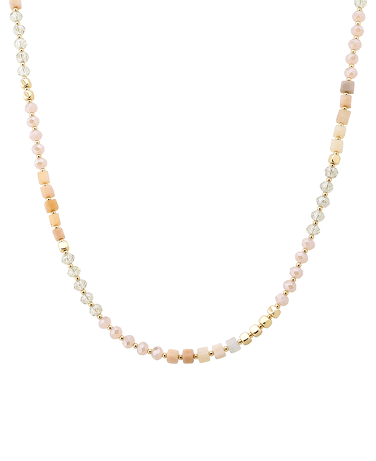 Multi Bead Short Necklace