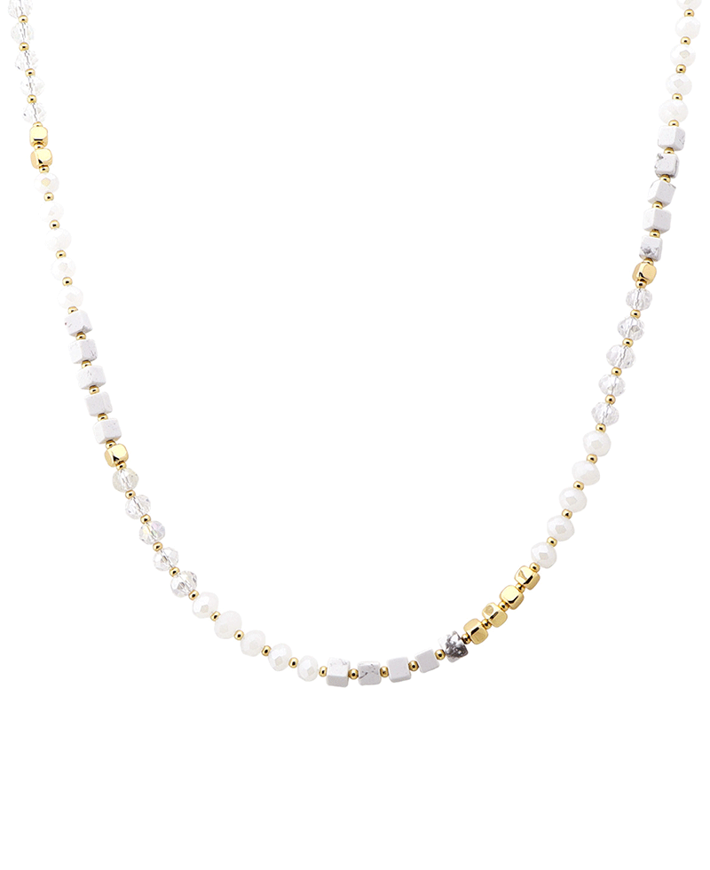 Multi Bead Short Necklace