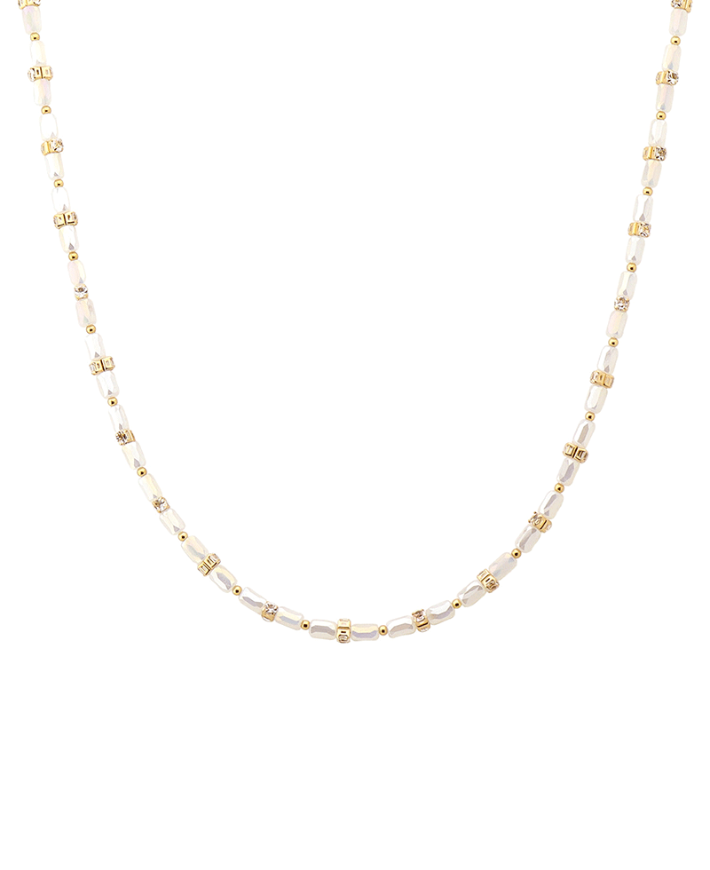 Multi Bead Short Necklace