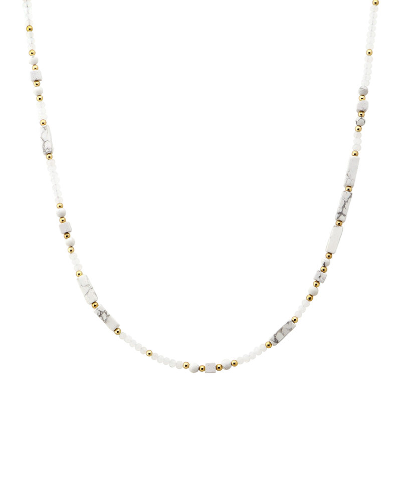 Multi Bead Short Necklace