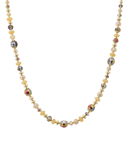 Multi Bead Short Necklace