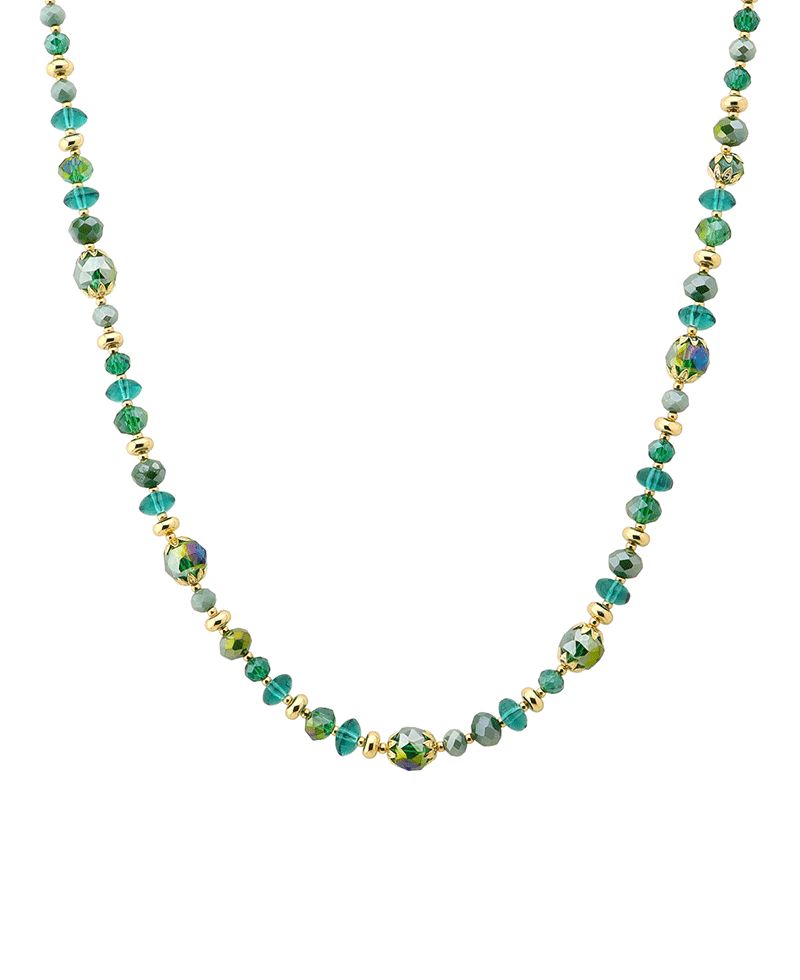 Multi Bead Short Necklace