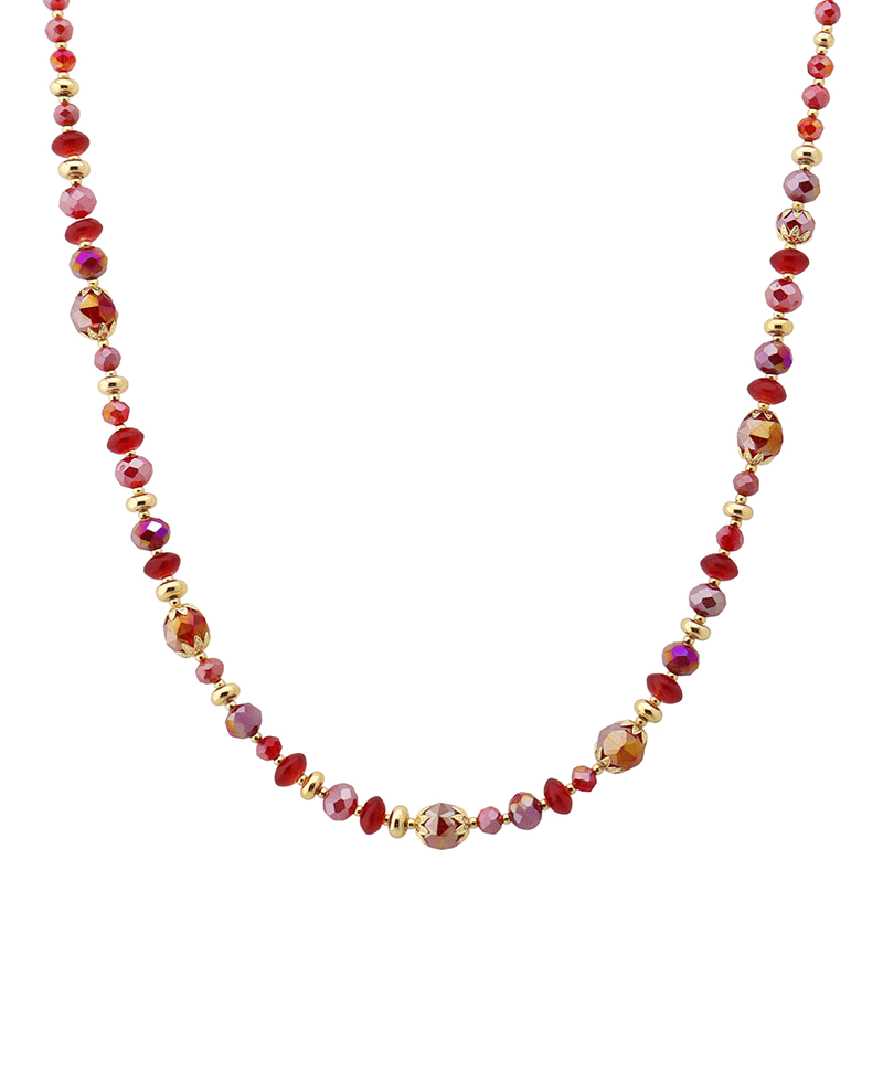 Multi Bead Short Necklace