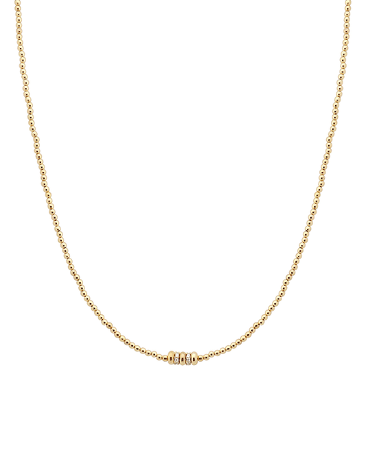 Plated Accent CCB Short Necklace