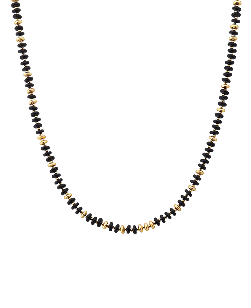 Multi Bead Short Necklace