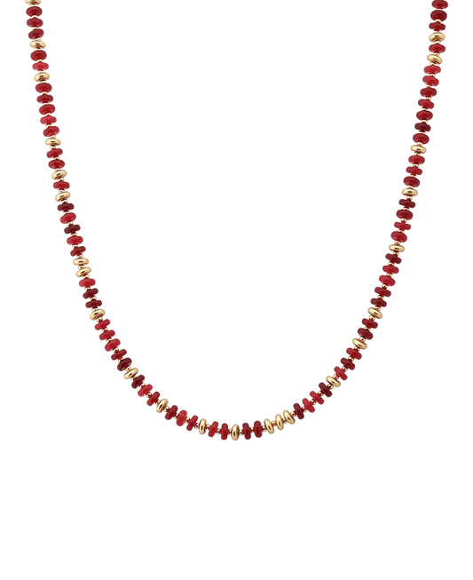 Multi Bead Short Necklace