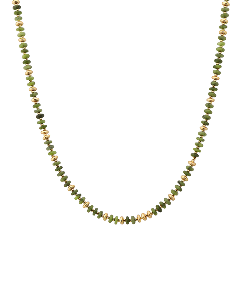 Multi Bead Short Necklace