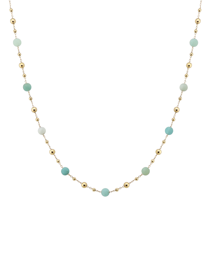 Multi Bead Short Necklace