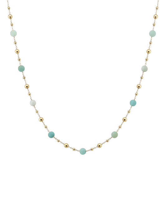 Multi Bead Short Necklace