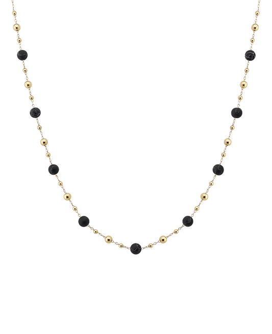 Multi Bead Short Necklace