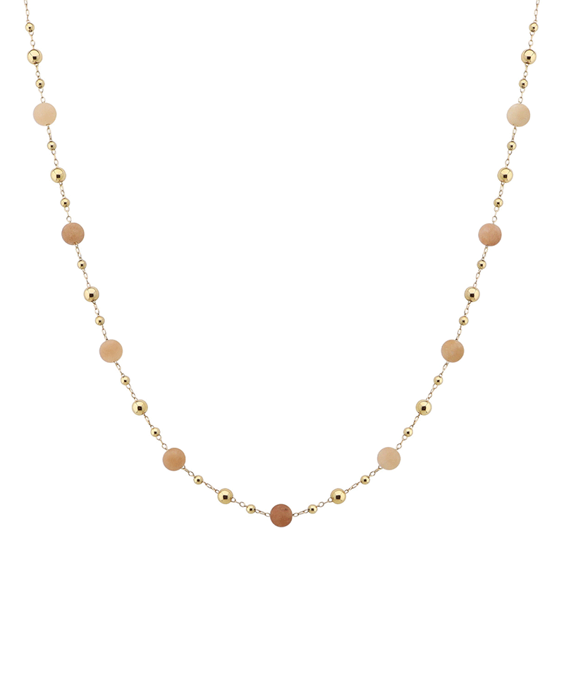 Multi Bead Short Necklace