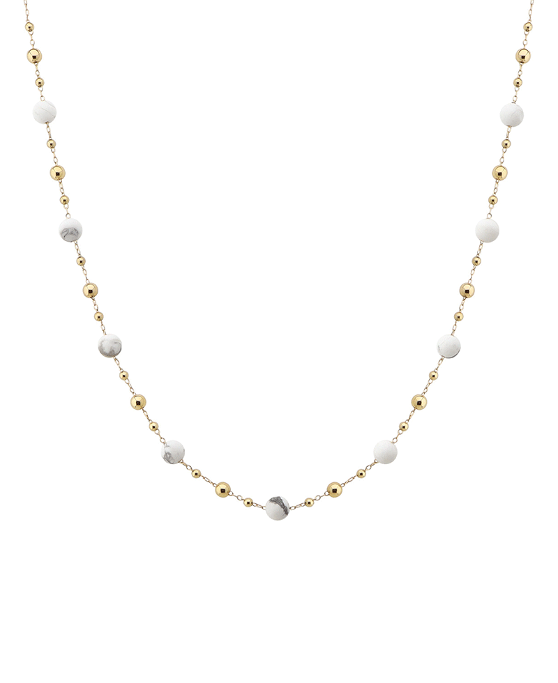 Multi Bead Short Necklace